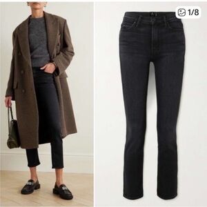 Mother Jeans- The Mid-rise Dazzler in Deep End Black. Like New